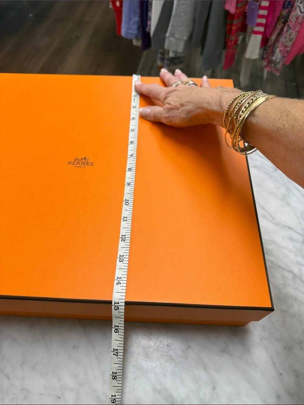 Hermes Box Storage Box Designer Box Decoration with Ribbon